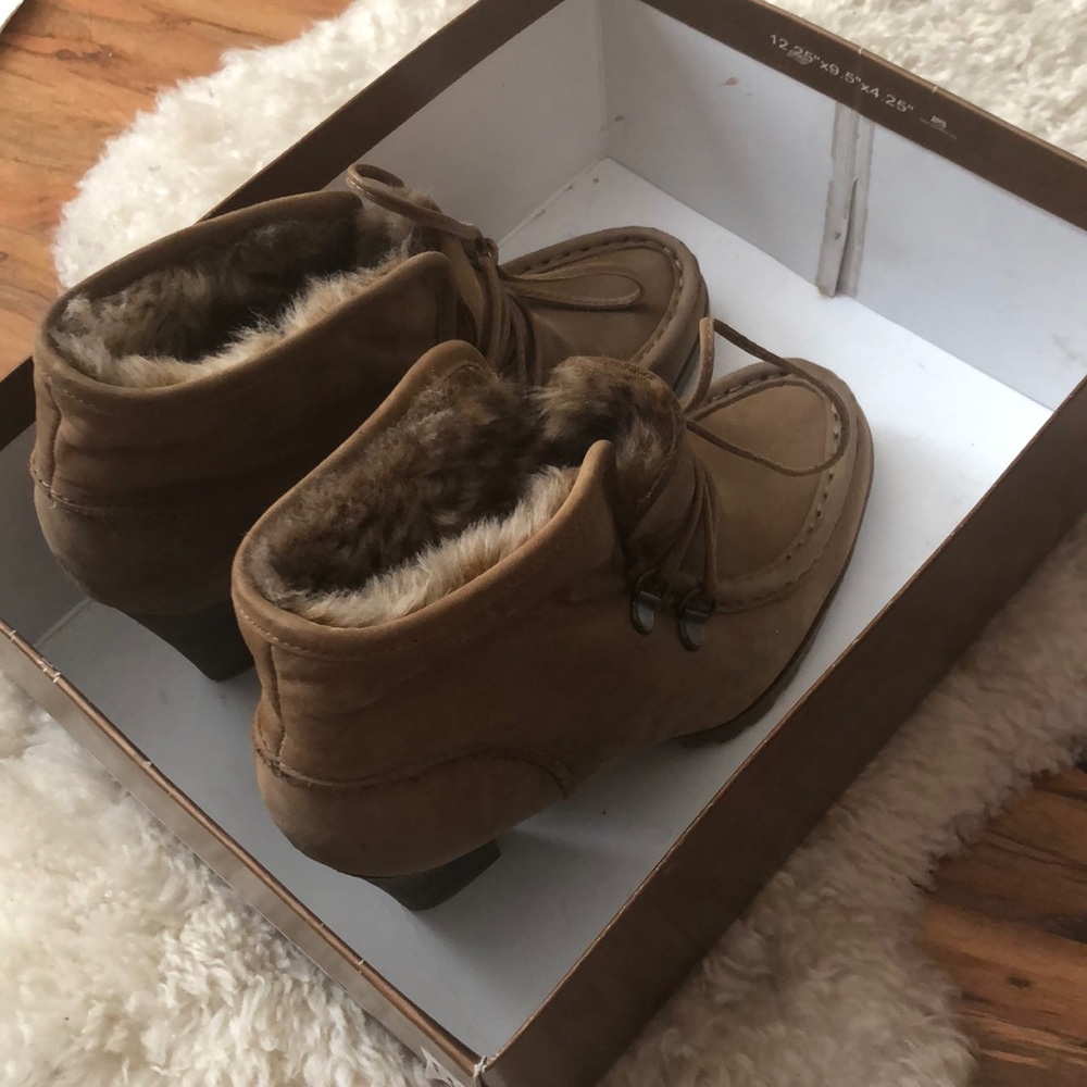 Audrey Brooke suede bootie